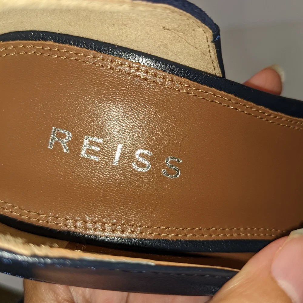 NWOT Reiss suede and leather heels - Picture 6 of 16